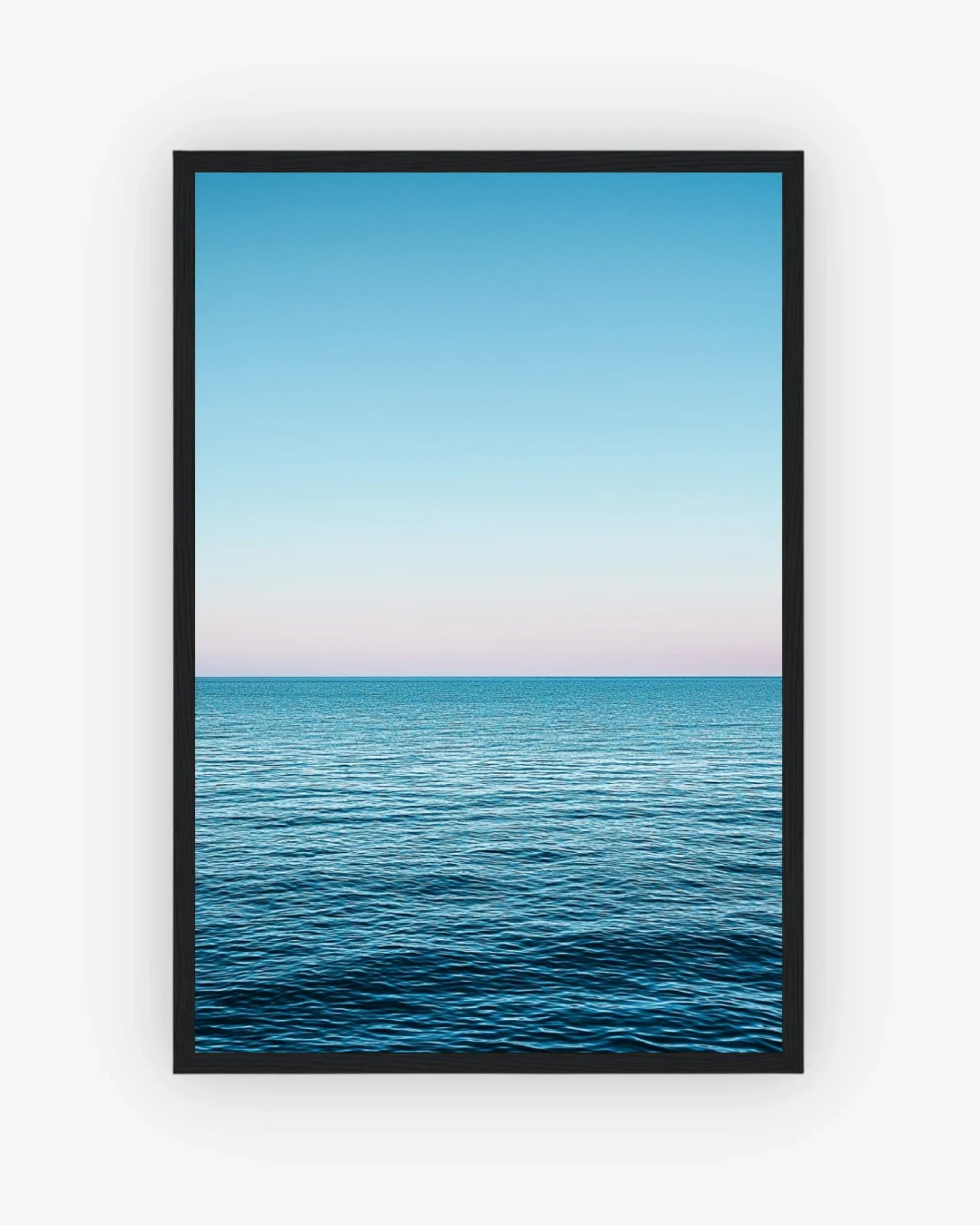 Silent Horizon Poster Black Frame Nomad Haus