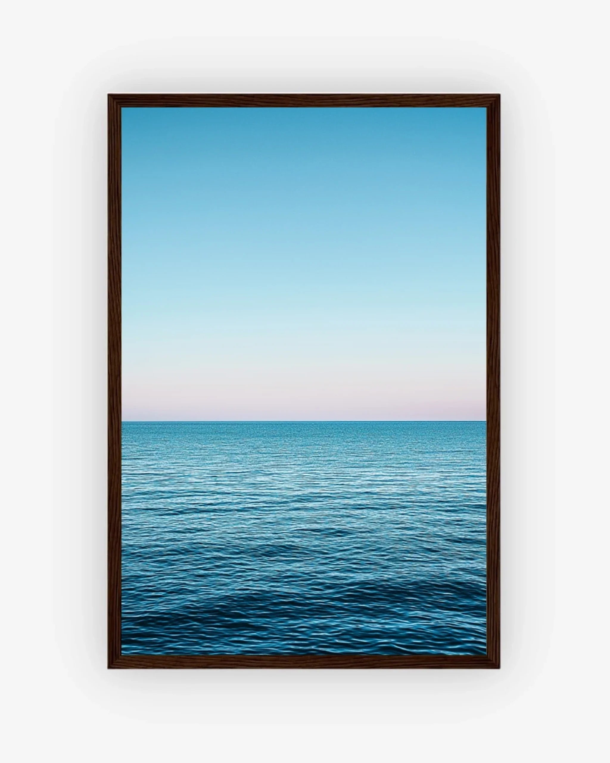 Silent Horizon Poster Dark Wood Frame Nomad Haus