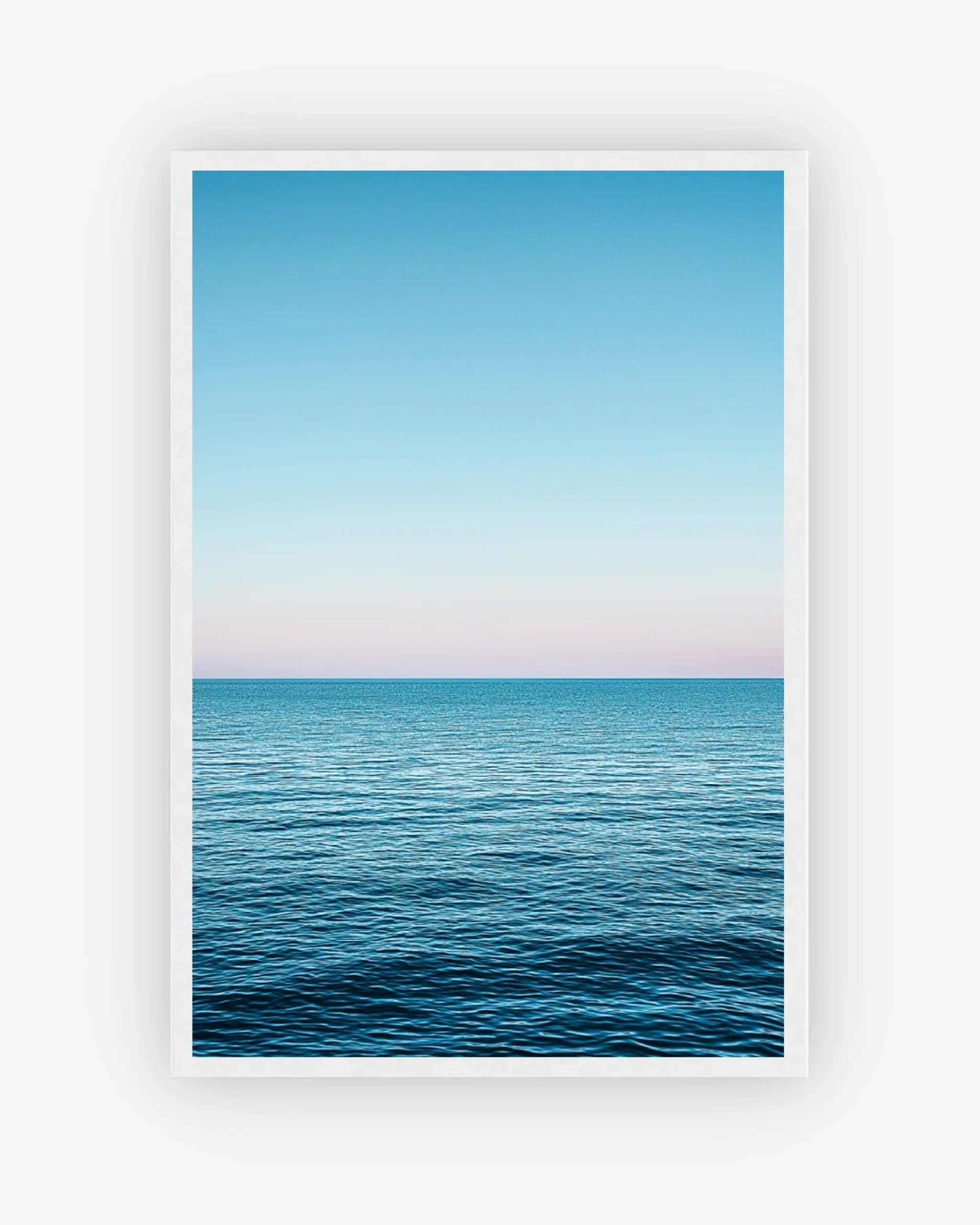 Silent Horizon Poster White Frame Nomad Haus