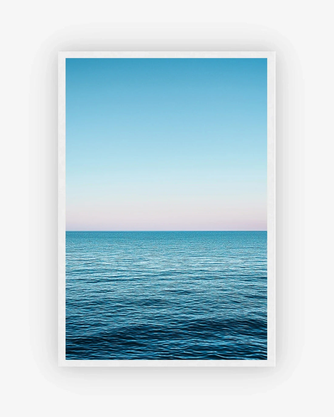 Silent Horizon Poster White Frame Nomad Haus