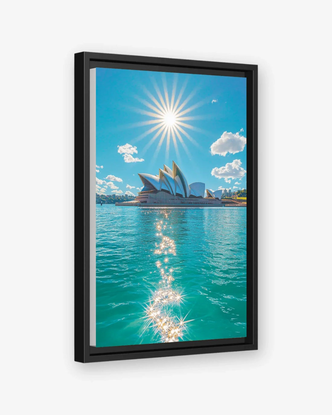Sydney Radiance Canvas Black Frame Nomad Haus