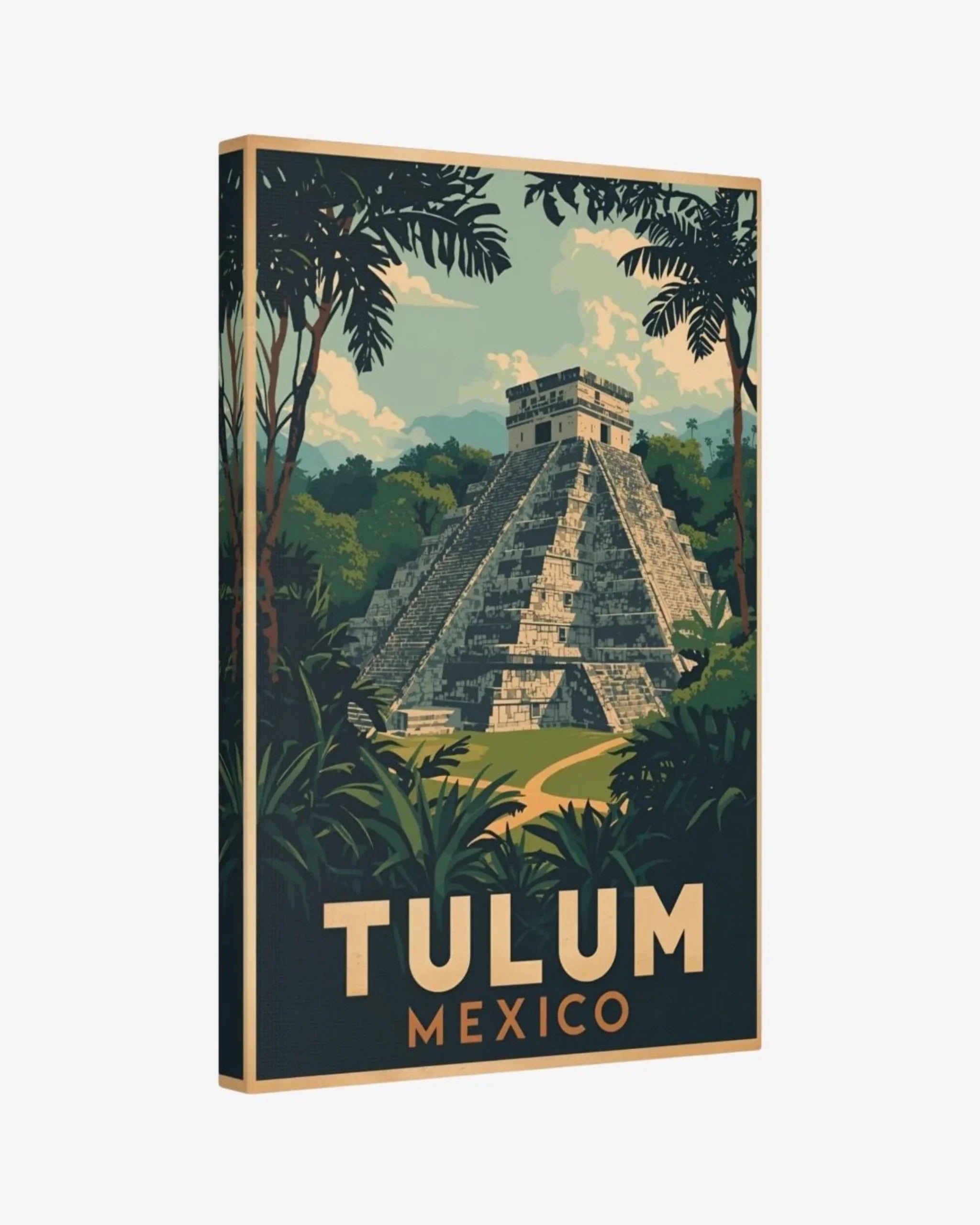 Tulum Ruins, Mexico Canvas Nomad Haus