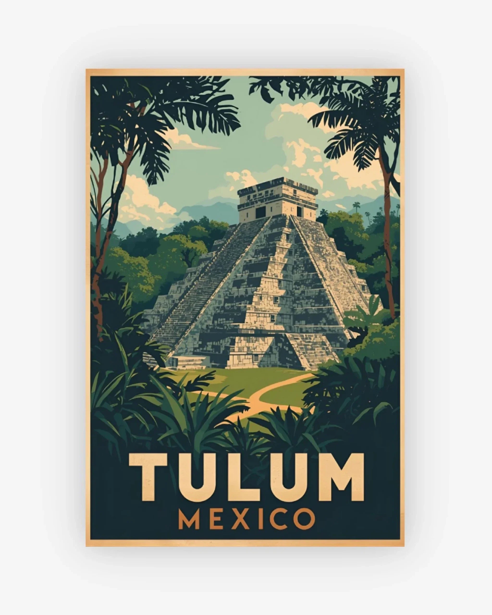 Tulum Ruins, Mexico Poster Nomad Haus