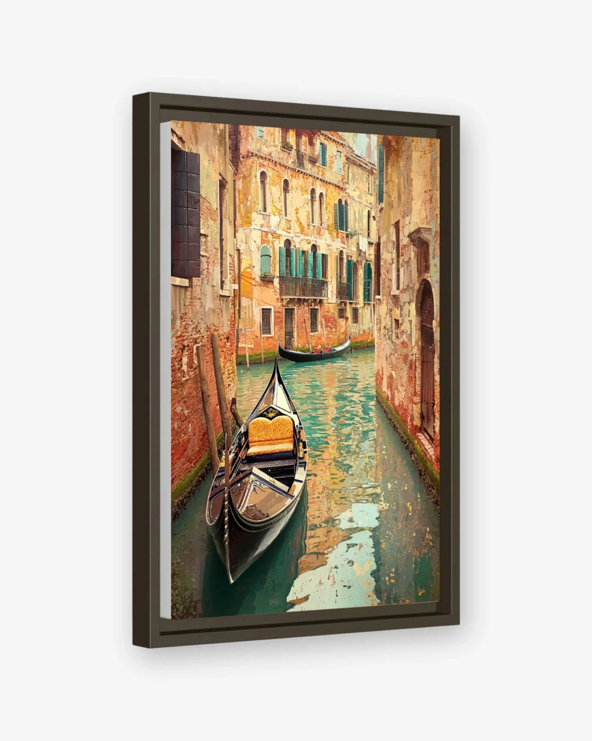 Venice Reverie Canvas Espresso Frame Nomad Haus