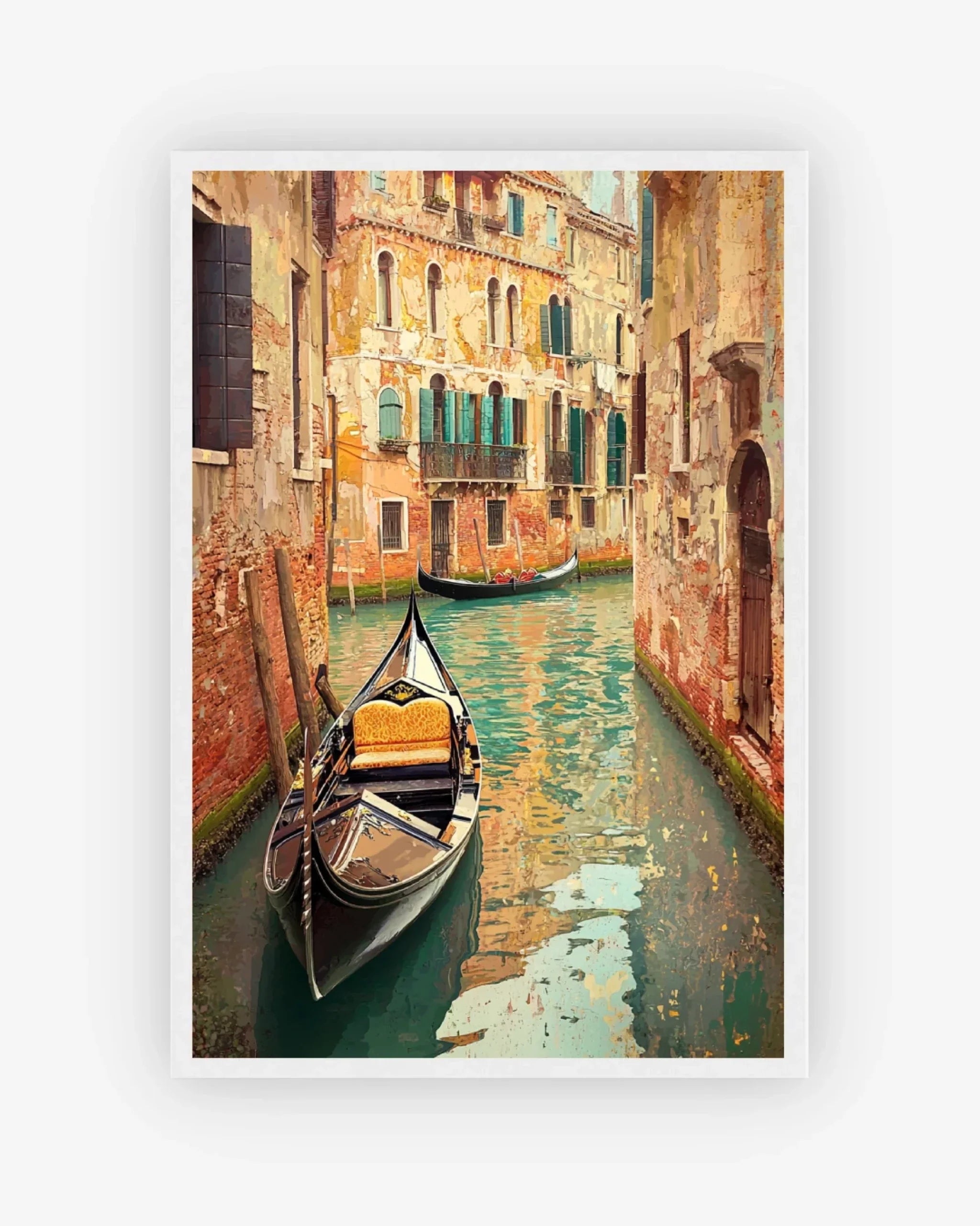 Venice Reverie Poster White Frame Nomad Haus