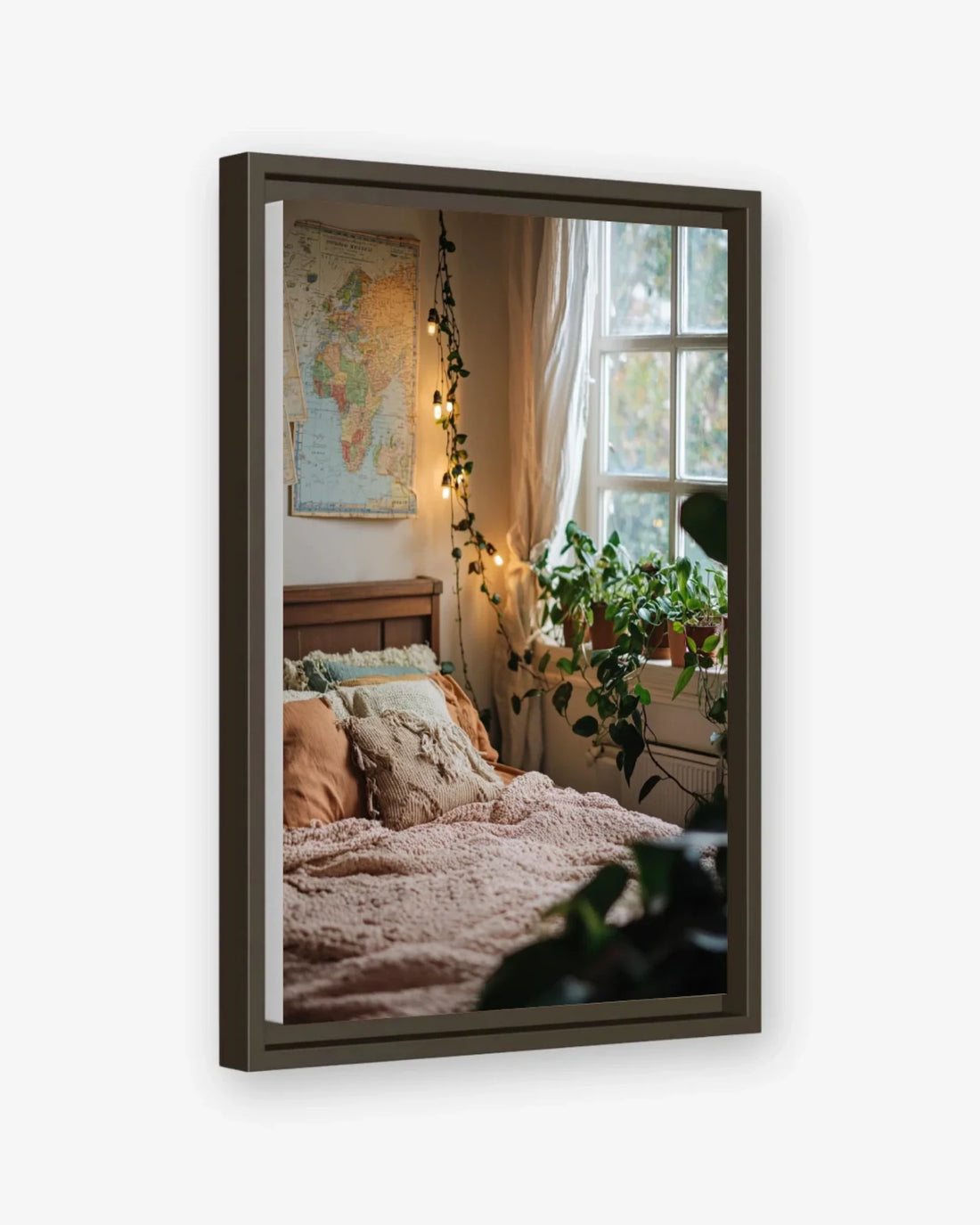 Wanderer’s Haven Canvas Espresso Frame Nomad Haus