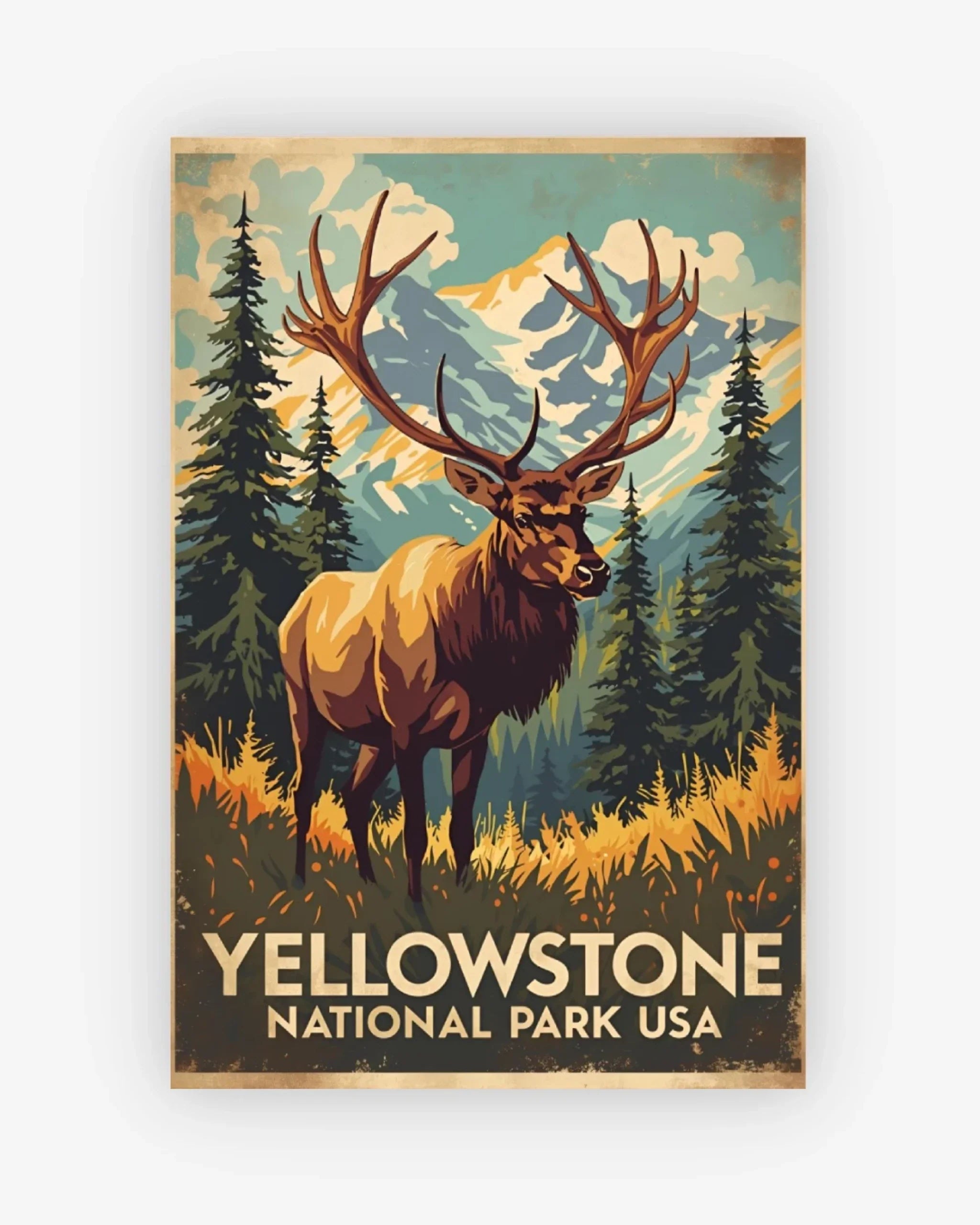 Yellowstone National Park, USA Poster Nomad Haus