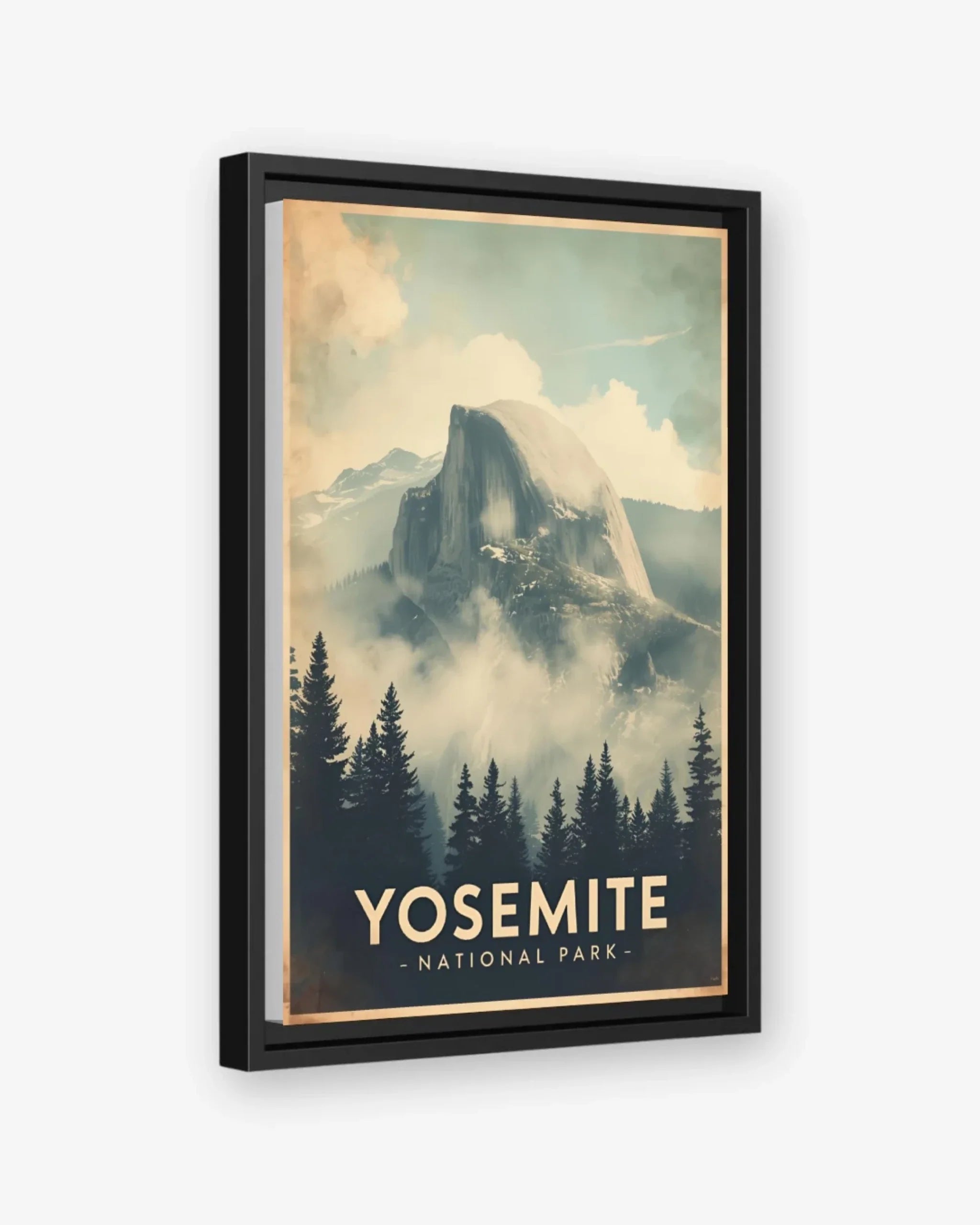 Yosemite National Park, USA Canvas Black Frame Nomad Haus